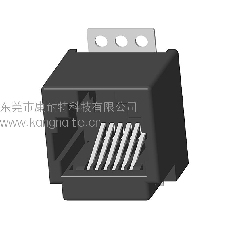 RJ11 1*1 無燈全塑